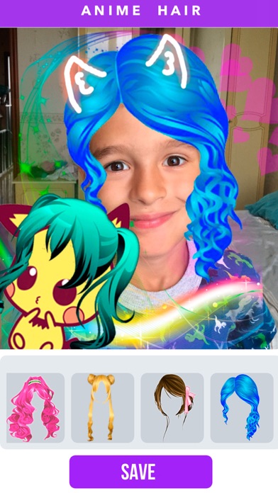 Anime hair color change salon screenshot 3