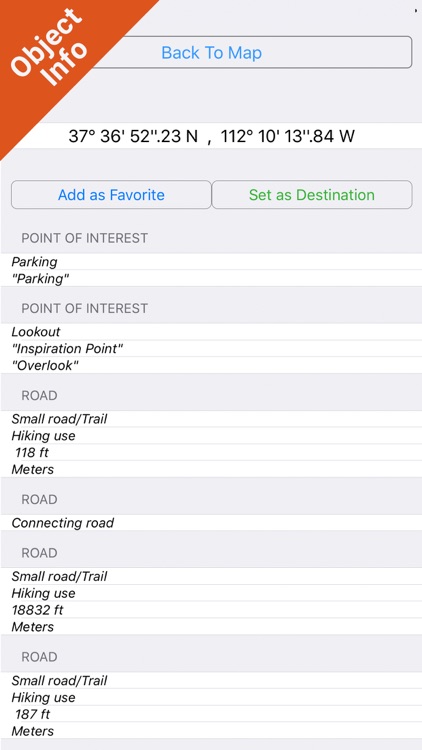 Bryce Canyon NP gps and outdoor map with Guide