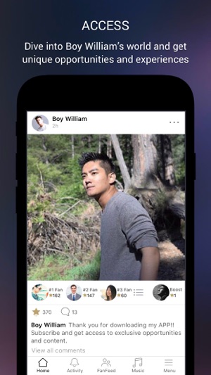 Boy William Official App