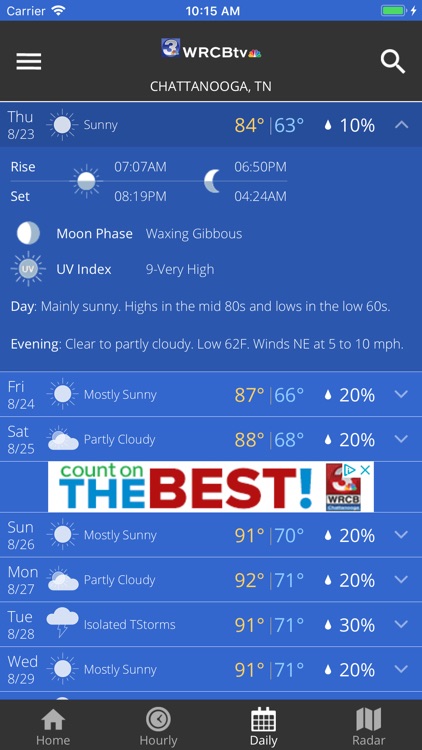 WRCB Radar screenshot-4