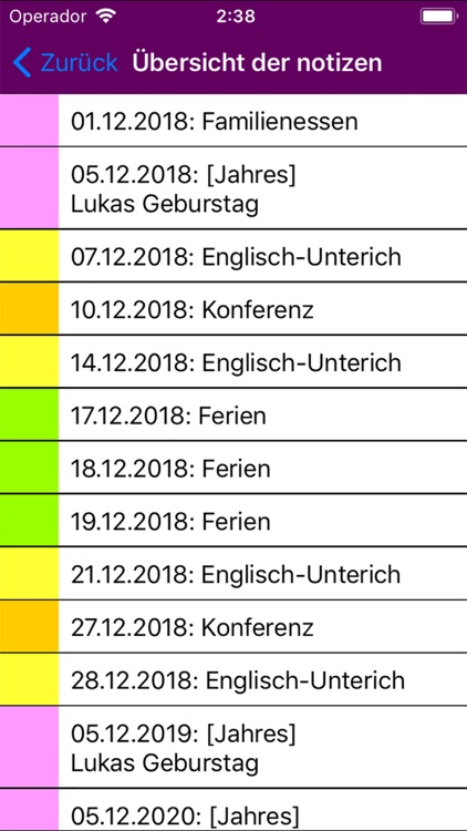 Kalender 2019 Schweiz NoAds screenshot-4