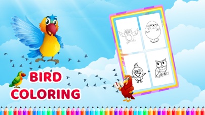 How to cancel & delete Birds Coloring Game from iphone & ipad 2