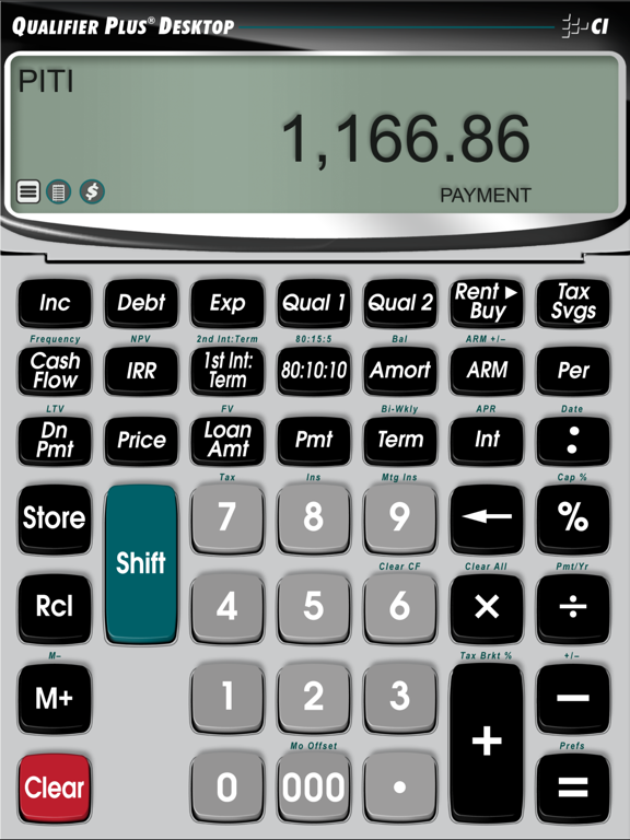 Qualifier Plus IIIx -- Advanced Residential and Commercial Investment Real Estate Finance Calculator screenshot