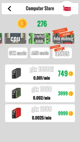 Game screenshot Bitcoin Miner Simulator apk