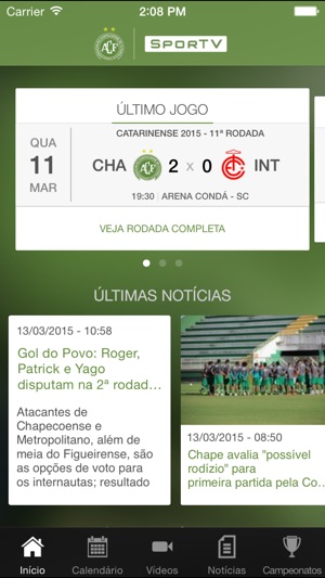 Chapecoense SporTV(圖3)-速報App