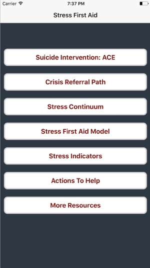 Community Stress First Aid