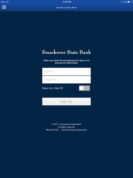 Smackover State Bank for iPad