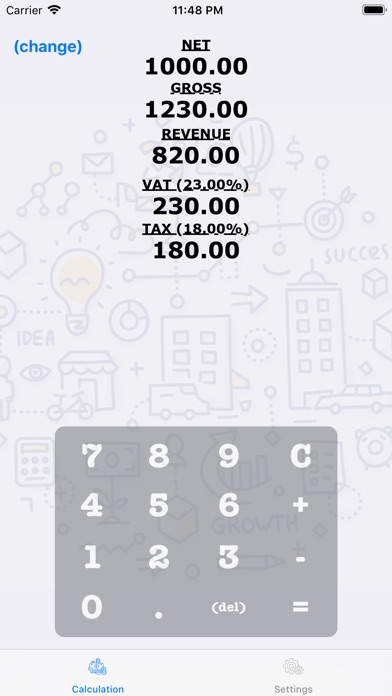 myProfit - tax calc screenshot 3