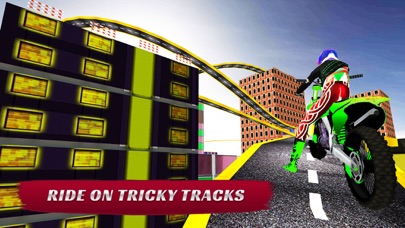 Rooftop Tricky Bike Stunts 3D screenshot 4