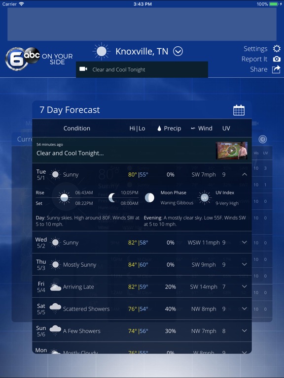 App Shopper Knoxville Weather WATE (Weather)