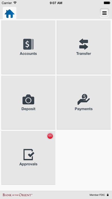 Bank Orient Business Mobile screenshot 3