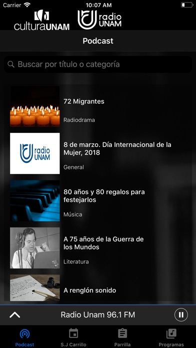 Radio UNAM Oficial screenshot 2