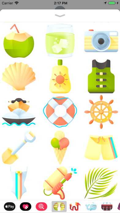 Sun, Sea And Sand Stickers screenshot 2