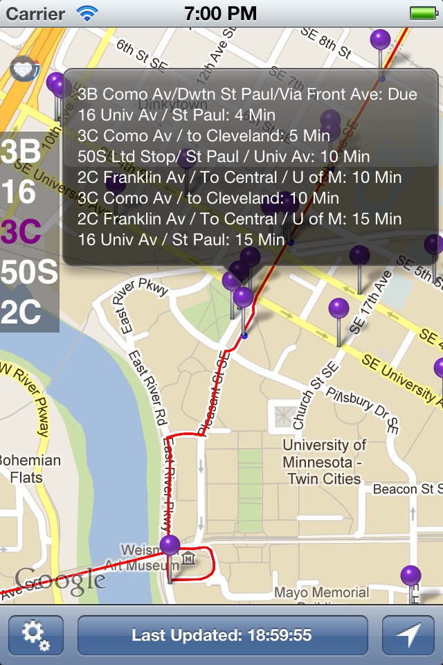 TC Next Bus screenshot 4