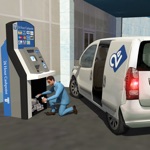 Efectivo Furgón Banco Robo 3D
