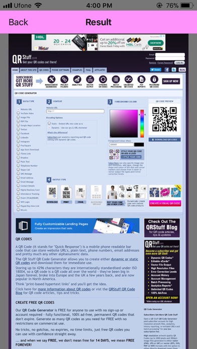 QR Code Reader – QR Scanner screenshot 3