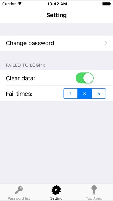 My Password List screenshot1