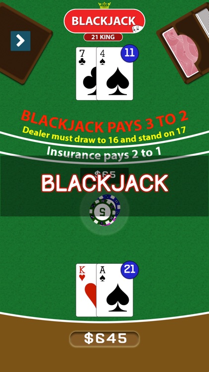 Blackjack: 21 King