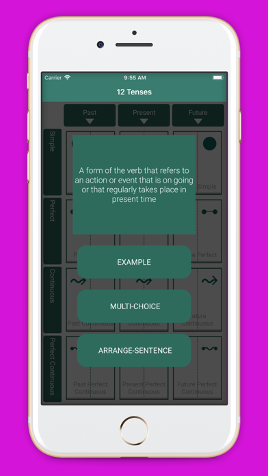 How to cancel & delete 12 English Tenses from iphone & ipad 2