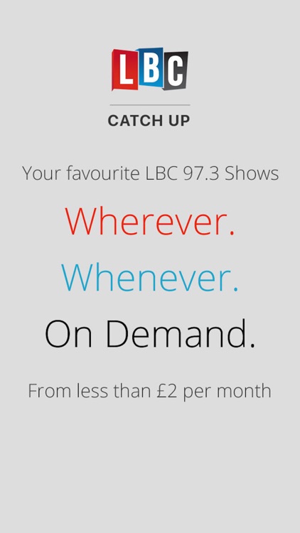 LBC Premium Catch Up