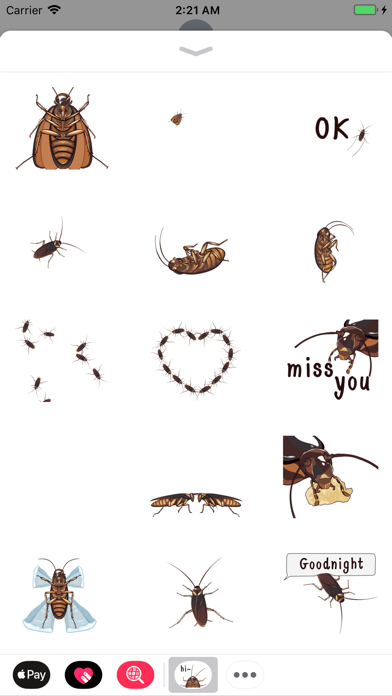 Cockroach Stickers Animated screenshot 3