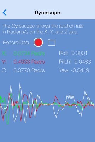 Sensors Lite - accelerometer and gyroscope fun screenshot 3