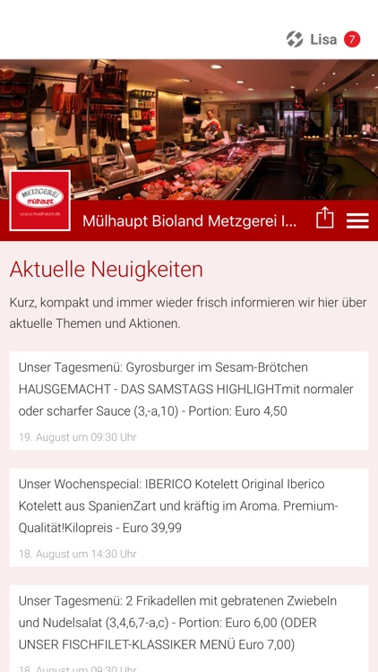 Mülhaupt Bioland Metzgerei