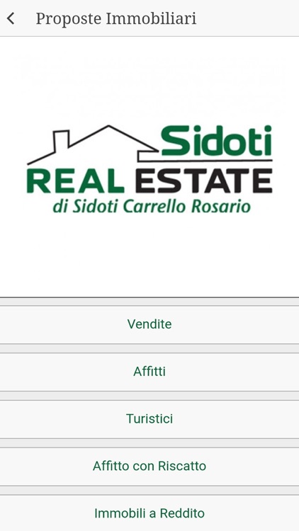 Sidoti Real Estate App