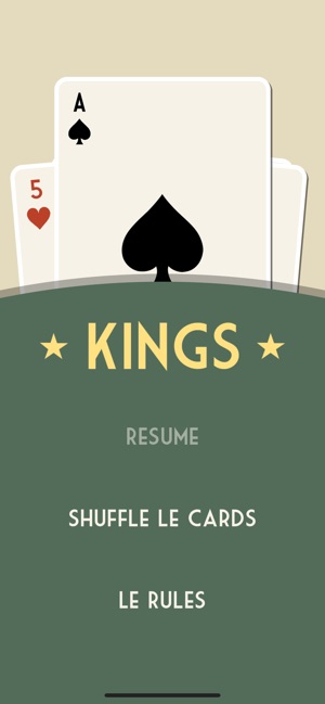 Kings Card Game