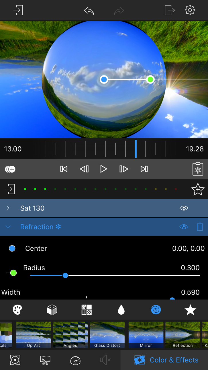 LumaFX screenshot 2 - iOS app interface
