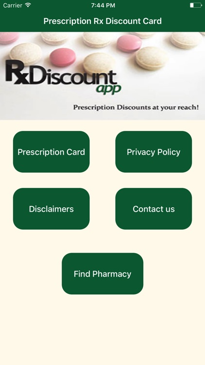 Prescription Rx Discount Card