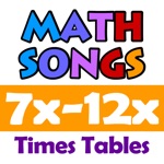 Math Songs Times Tables 7x - 12x