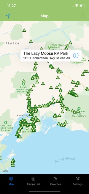 Alaska – Camping & RV spots