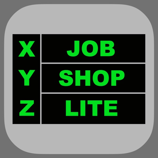 Job Shop Machinist Lite iOS App