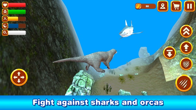 Otter Simulator: Sea Animal Survival 3D(圖2)-速報App