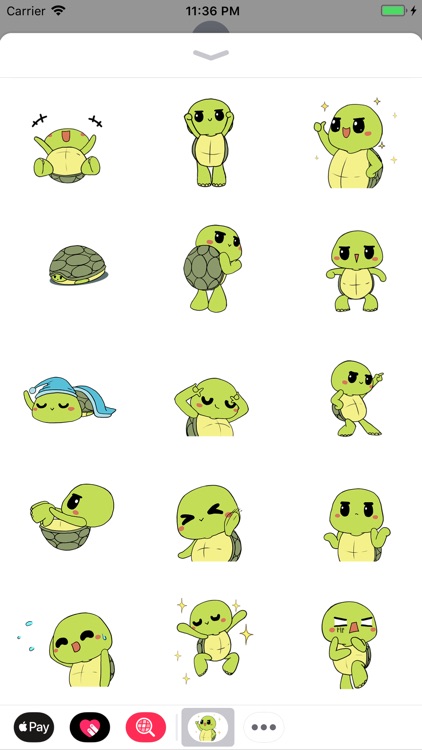 Happy Little Turtle Stickers