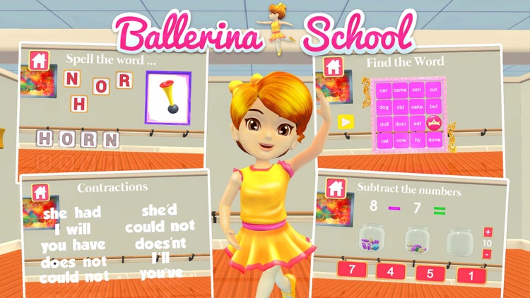 Ballerina Games 3D screenshot-3