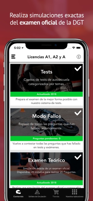 Licencias A1, A2 y A Motos(圖3)-速報App