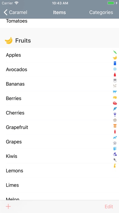 Caramel Grocery List screenshot 3