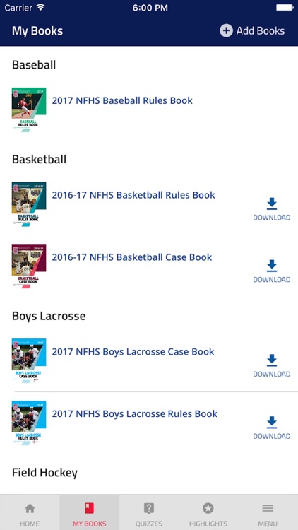 NFHS Rules