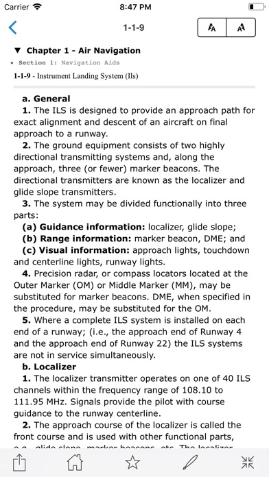AIM Aeronautical Manual FAA US screenshot 2
