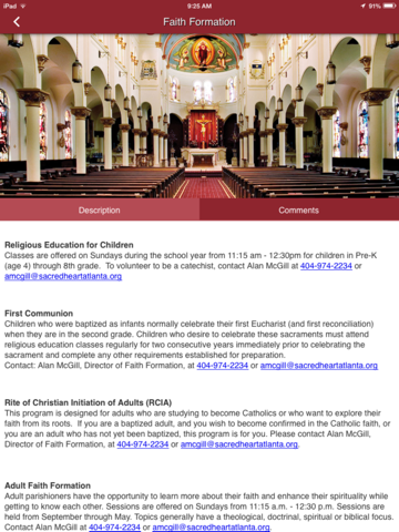 Basilica Sacred Heart Atlanta screenshot 2