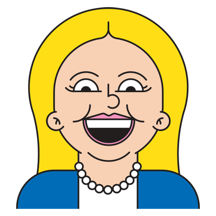 Hillary Clinton Emoji Sticker