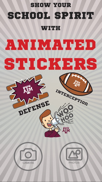 Texas A&M Aggies Animated Selfie Stickers