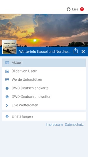 Wetterinfo Kassel & Nordhessen(圖2)-速報App