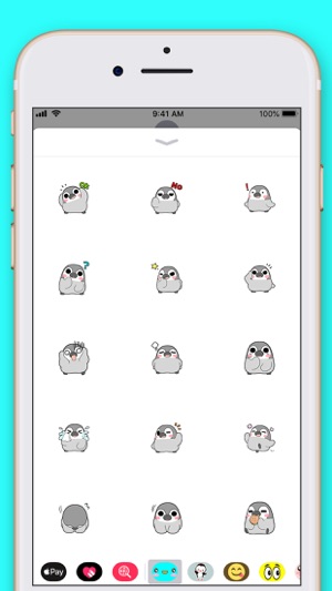 Cute Penguin Kawaii Stickers(圖3)-速報App