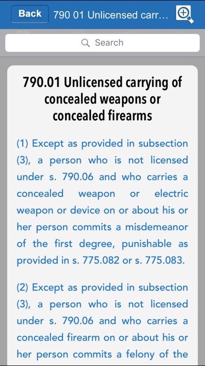 Criminal Code of Florida 2018 screenshot-3