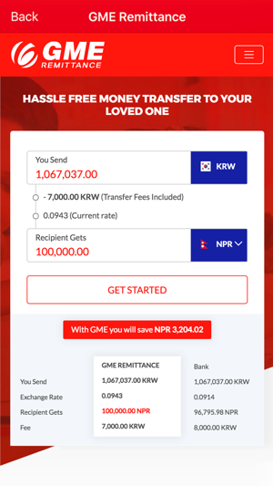 GME Remittance