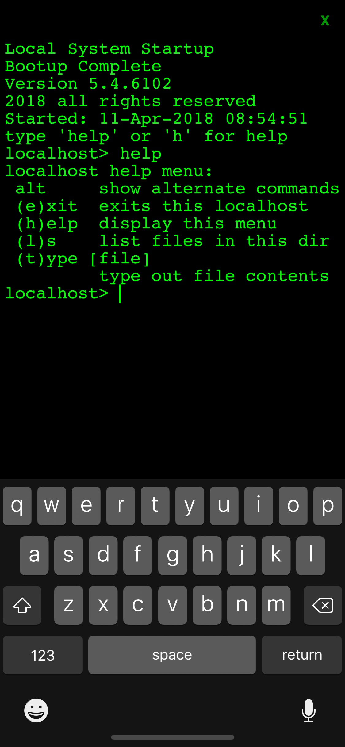 Screenshot do app Hack RUN