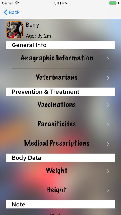 My Pet's Health